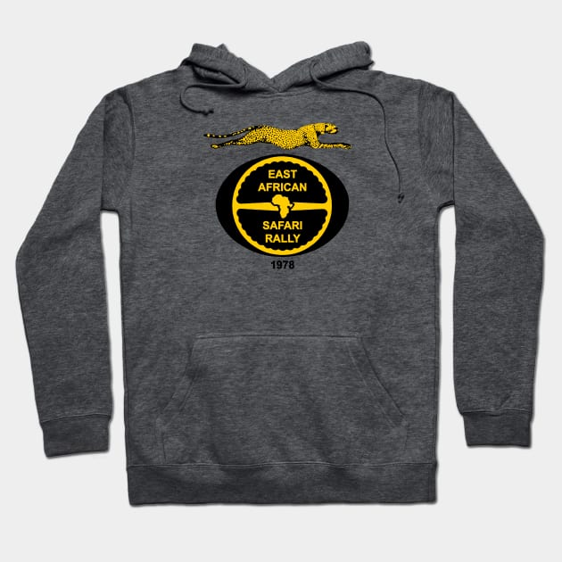 East African Safari Rally 1978 Hoodie by NeuLivery
